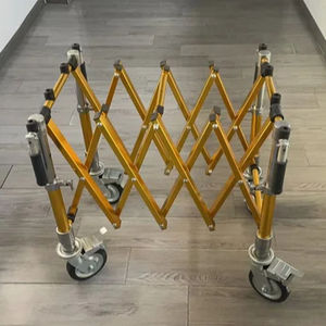 Troli Peti Mati dari Paduan Aluminium, Dapat Disesuaikan, Troli Gereja, Troli Pemakaman, Troli Peti Mati Tugas Berat, Kereta Peti Mati, Warna Emas Perak Perunggu Antik - Product Image 1