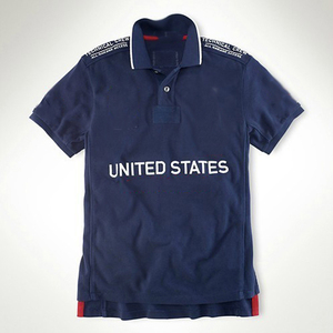 Polo pour hommes en gros, 100% coton, broderie 3D, style décontracté, colorblock, motif multi-panneaux, polo de course uni - Product Image 6