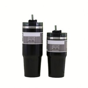 Regalos Promocionales, Vaso Térmico de Acero Inoxidable Plateado de 20Oz/30Oz, Aislado al Vacío, para Viaje, con Logotipo Personalizado Impreso, para Bebidas Frías - Product Image 1