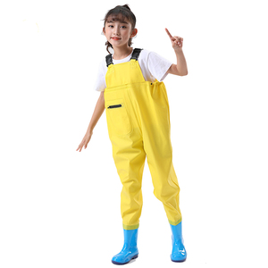 TOPIND Les enfants portent des vêtements une pièce imperméables Poitrine Enfants Waders pour jouer dans l'eau et pêcher - Product Image 2