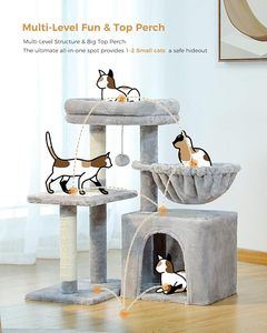 ขายส่ง ต้นไม้ขนาดเล็ก 73 ซม. สำหรับแมวเลี้ยงในบ้าน พร้อมเสาข่วนเล็บ - Product Image 2