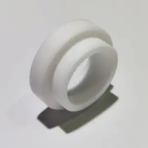 95% personalizzato di alta qualità 99.99% tubo in ceramica allumina parti della struttura industriale anello di allumina in ceramica