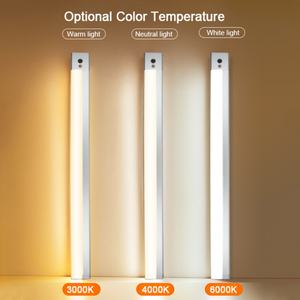 Lumière LED rechargeable à intensité variable pour intérieur, avec détecteur de mouvement sans fil par geste de la main, pour sous les armoires de cuisine, les placards et les penderies - Product Image 3