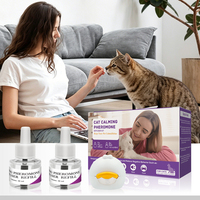 Difusor Calmante para Gatos OEM ODM Personalizado, Reduce Arañazos, Escondidas Zonas, Luchas, Mejora el Sueño, Reduce el Estrés, Amplia Cobertura