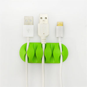 Organizador de Cables <span class=keywords><strong>para</strong></span> Auriculares, Enrollador de Cables, Almacenamiento de Cables, Soporte de Silicona <span class=keywords><strong>para</strong></span> Cargador, Organizador de Escritorio, Clips de Fijación - Product Image 3
