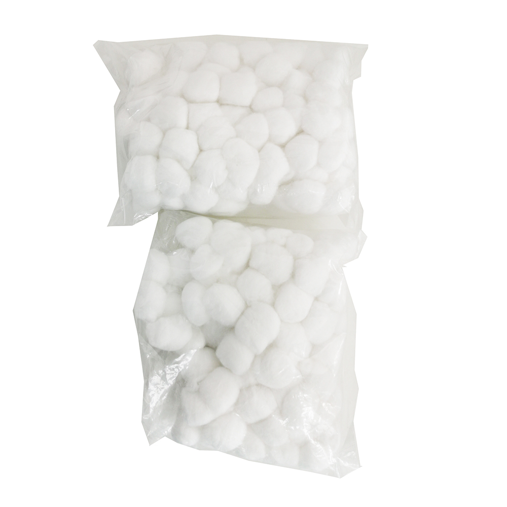 Dental Disposable Consumables Medical Surgical White Cotton Raw 100% Cotton Surgical Cotton Ball