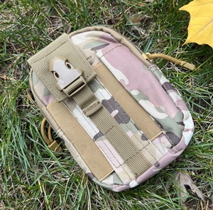 Bolsa Táctica Molle de Viaje Suave al Tacto para Avión, Mini <span class=keywords><strong>Riñonera</strong></span>, Bolsa de Pierna, Bolsa de Almacenamiento para Exteriores - Product Image 5
