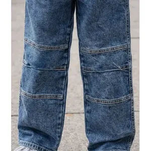 Jeans Dritti Acid Wash Adrenaline Boys a Vita Media con 5 Tasche, in Denim Traspirante Elasticizzato, Polsini Regolabili, Mezzo Cavallo - Product Image 6