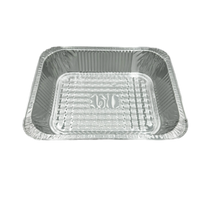 Moule à pain rectangulaire miniature jetable en aluminium, compatible micro-ondes