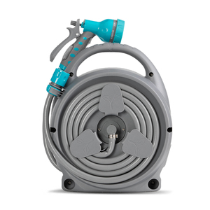 Enrouleur de <span class=keywords><strong>tuyau</strong></span> de jardin télescopique ANSI portable, mini, réglable, en ABS, haute <span class=keywords><strong>pression</strong></span> 500 PSI, avec poignée télescopique - Product Image 2