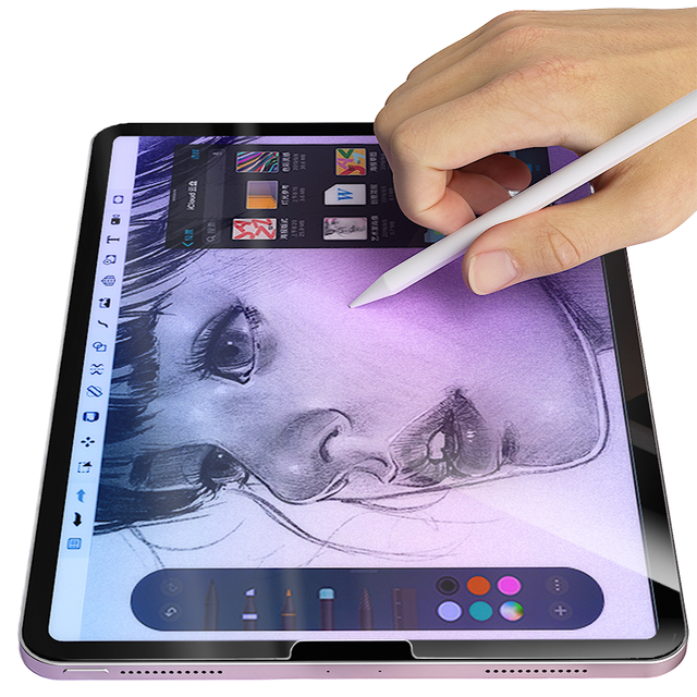 HD Clear Anti-Shock Anti-Spy Anti-Glare PET Screen Protector iPad Air 4th/5th Generation 10.9-inch Featuring Paper-Feel Texture