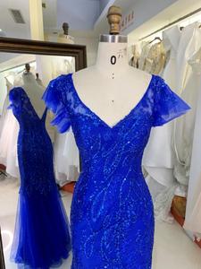 Nuevos vestidos azules elegantes <span class=keywords><strong>para</strong></span> madre del novio <span class=keywords><strong>para</strong></span> boda - Product Image 2