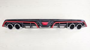 Pare-chocs Welta ABS+PP avec attelage de remorquage et diffuseur arrière pour 10e génération (2016-2019) – Accessoires de carrosserie automobile - Product Image 3