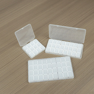 Mini Nail Art Palette Paint Box 12 24 36 Compartments Portable Watercolor Sketching Storage Case - Product Image 2