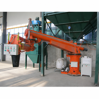 Mélangeur de sable à résine à double bras haute efficacité pour le mélange de sable de moulage dans une ligne complète de récupération de sable en fonderie