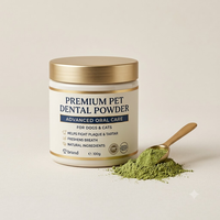 Poudre dentaire Astrawell Premium pour chiens, pour le contrôle de la plaque dentaire, du tartre et de la mauvaise haleine