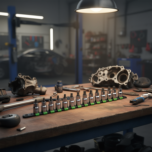 150H/S12 Socket <b>Set</b> 12 <b>Pc</b> Metric Chrome Vanadium Steel For Auto Repair Tools - Product Image 3