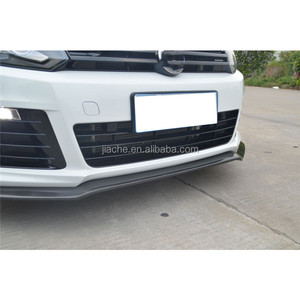 Spoiler a labbro anteriore in fibra di carbonio/FRP per Volkswagen VW <span class=keywords><strong>Golf</strong></span> 6 <span class=keywords><strong>VI</strong></span> MK6 R20 2010-2013 testa paraurti mentoniera - Product Image 5