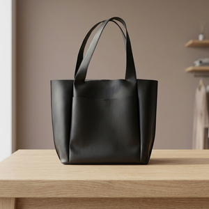 Pochette élégante en cuir véritable pour femme, avec fermeture éclair, imperméable, bandoulière, légère, durable, grande capacité - Product Image 5