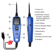 PT150 Professional Automotive Circuit Tester 12V/24V Digital Diagnostic Tool w/Color Display Continuity Signal Circuit Testing