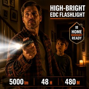WOSEN 5000 Lumen P50 Gen4 46W Attack Bezel EDC Emergency <b>LED</b> Torch with Power Bank Magnetic 5000mAh Home Camping Flashlight - Product Image 4