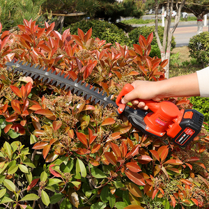 Chine rechargeable 2 en 1 taille-haie sans fil outils électriques de jardin coupe tondeuse à gazon batterie sécateur cisaillement de haie sans fil - Product Image 3