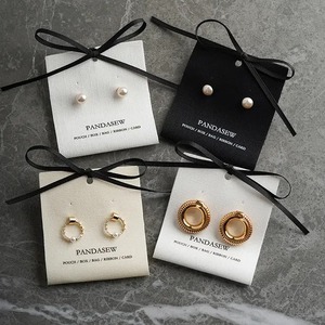 Thấp moq tùy chỉnh thân thiện với môi thẻ giấy hiển thị cho vòng vòng Vòng cổ trang sức đa dạng bao bì thẻ - Product Image 5