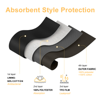 Culotte menstruelle en coton biologique, anti-fuite, protection 4 couches, réutilisable, respirante, pour femmes