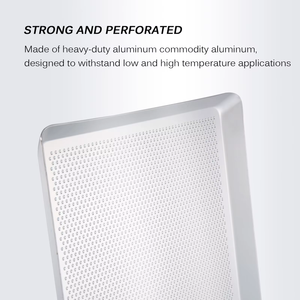 Loyang Panggang Persegi Panjang Berlubang dari Aluminium <span class=keywords><strong>Alloy</strong></span>, Anodized, untuk Kue Ikan, Roti - Penggunaan Dapur Rumah & Restoran - Product Image 3