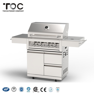 De acero inoxidable de alta temperatura vidrio equipo <span class=keywords><strong>profesional</strong></span> de <span class=keywords><strong>cocina</strong></span> al aire libre portátil parrilla de Gas - Product Image 1