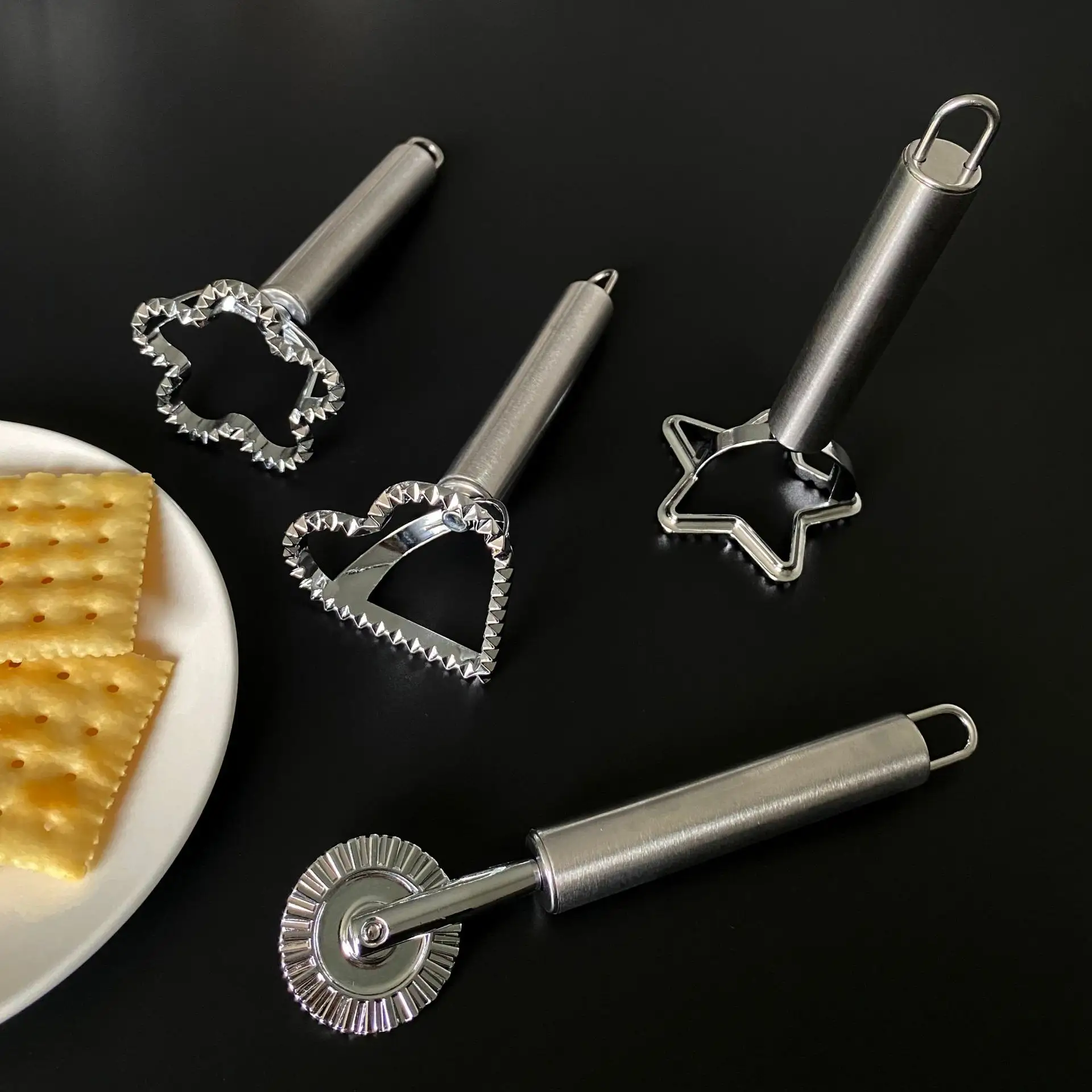 Custom Shape Reasonable Price Stainless Steel Cookie Cutters With Stamp