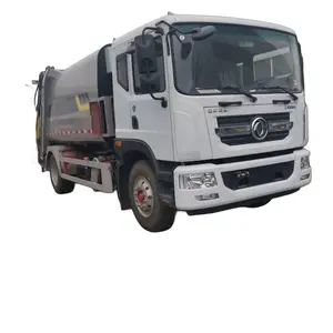 Dongfeng camion à ordures de taille moyenne à compression arrière 15 cbm bin truck véhicule de collecte des déchets