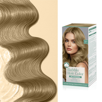 Pewarna Rambut Busa Bebas Amonia Naspura Ekstrak Tumbuhan Alami Profesional Menutup Uban Untuk Salon dan Rumah OEM