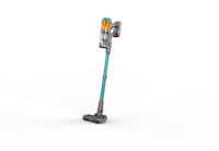 Aspirateur balai sans fil puissant 400W, aspiration puissante, portable, bac à poussière de 1,3L, 4 modes pour tapis, carrelage, poils d'animaux, sols durs