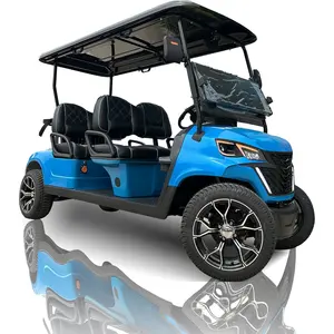 6 Passenger Off Road 4 Wheel Drive Classic Club Car USA Golf Cart Electric Price 6 Seater