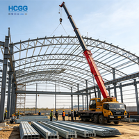 Hangar de Acero Prefabricado de Gran Envergadura, Galvanizado en Caliente, Hangar Metálico para Aviones de Alta Capacidad de Carga