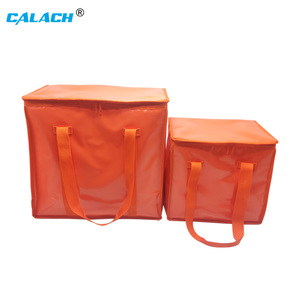 Autocollant personnalisé avec logo, sacs isothermes de qualité, sacs isothermes pour aliments chauds, sacs à pizza, ensemble de 2 sacs de livraison de nourriture pour la livraison de nourriture - Product Image 4