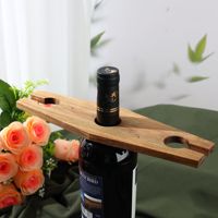 Support et Étagère à Bouteilles de Vin en Bambou Écologique Personnalisable pour Vente en Gros – Type Autonome à un Niveau pour Rangement de Cuisine