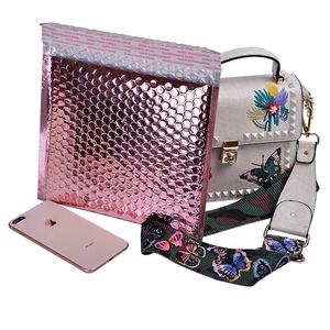 2025 nuevo papel de aluminio metálico holográfico Plata Mate burbuja <span class=keywords><strong>Mailer</strong></span> <span class=keywords><strong>Poly</strong></span> burbuja acolchado envío bolsas de mensajería - Product Image 4