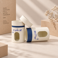 Emballage de tube en papier pour bougies de luxe en gros personnalisé, tube en papier blanc pour bougies