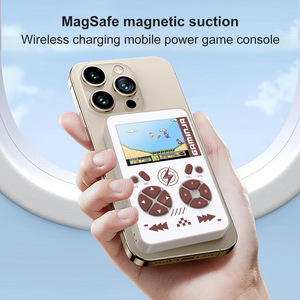 Consola de Juegos Retro PB05 al por Mayor, Estación de Juego con 400 Juegos, Carga Magnética Inalámbrica + con Cable, Reproductor Portátil, Embalaje Personalizado - Product Image 3