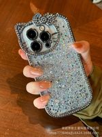 Mignon Max Bling Glitter Case De Luxe Mignon Étincelle Strass Diamant Girly Téléphone Cas pour 13 14 15 16 17 Promax Téléphone Protecteur