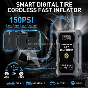 Портативное автомобильное пусковое устройство с насосом для шин, 12 В - Product Image 3