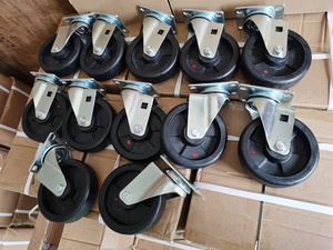 230 Grad Celsius Hitzebeständige Ofenrollen 75 100 125mm Hochtemperatur-Nylon Bäckerei-Ofengestelle 3/4/5 Zoll Rollen - Product Image 4