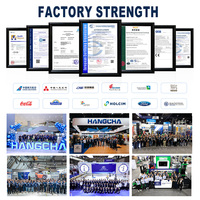 Hangcha Forklift elektrik 1500 1800 2000 2500 3000 3500kg, truk angkat bahan industri peralatan gudang penanganan