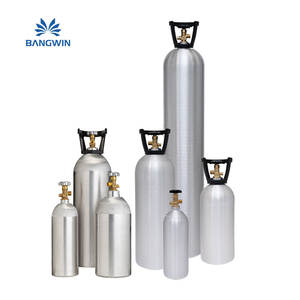 Promotion sur la vanne à bascule CGA870 à haute pression populaire bouteille d'oxygène médical sans soudure en aluminium 10kg poids bouteilles de gaz - Product Image 1