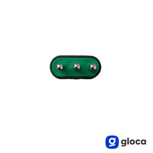 Enchufe eléctrico Gloca 10A 250V negro, enchufe macho con conexión a tierra estándar italiano, juego de 5 - Product Image 3
