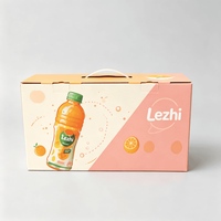 Cajas de Cartón Corrugado Impresas Personalizadas, Ecológicas, para Bebidas, Paquete de 6/8, Caja de Embalaje para Entrega de Cerveza, Refrescos, Jugos y Bebidas