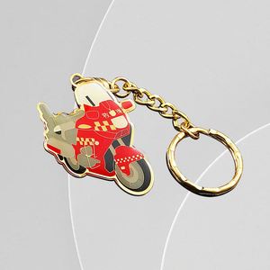 Porte-clés en plastique en gros avec estampage à chaud, porte-clés modernes et mignons en peluche avec technique d'émail dur, style médaille en alliage et métal - Product Image 2