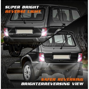 ไฟเดย์ไลท์ LED สำหรับรถยนต์ LADA NIVA ไฟตัดหมอกกันน้ำ ชุดไฟท้ายรถยนต์ ชุดแต่งตัวถังรถ - Product Image 4
